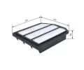 BOSCH Vzduchov filtr BO F026400522, F 026 400 522