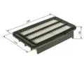 BOSCH Vzduchov filtr BO F026400579, F 026 400 579