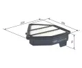 BOSCH Vzduchov filtr BO F026400583, F 026 400 583