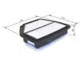 BOSCH Vzduchov filtr BO F026400585, F 026 400 585