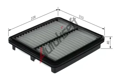 BOSCH Vzduchov filtr BO F026400667, F 026 400 667