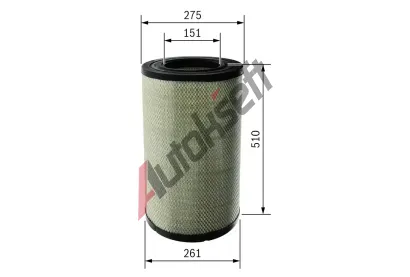 BOSCH Vzduchov� filtr BO F026400678, F 026 400 678