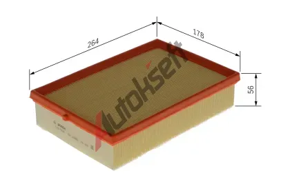 BOSCH Vzduchový filtr BO F026400693, F 026 400 693 BOSCH Vzduchový filtr BO F026400693, F 026 400 693