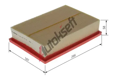 BOSCH Vzduchov filtr BO F026400720, F 026 400 720