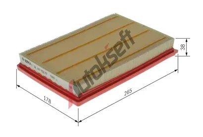 BOSCH Vzduchov filtr BO F026400722, F 026 400 722