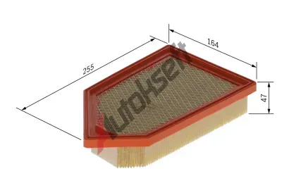 BOSCH Vzduchový filtr BO F026400724, F 026 400 724 BOSCH Vzduchový filtr BO F026400724, F 026 400 724