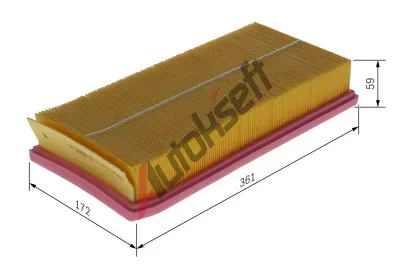 BOSCH Vzduchov filtr BO F026400739, F 026 400 739
