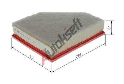 BOSCH Vzduchov filtr BO F026400753, F 026 400 753