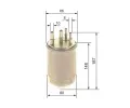 BOSCH Palivov filtr BO F026402244, F 026 402 244