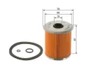 BOSCH Palivov filtr BO F026402521, F 026 402 521