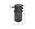 BOSCH Palivov filtr BO F026402828, F 026 402 828
