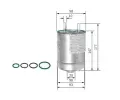 BOSCH Palivov filtr BO F026402850, F 026 402 850