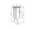 BOSCH Palivov filtr BO F026403771, F 026 403 771