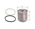 BOSCH Olejový filtr BO F026407059, F 026 407 059