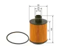 BOSCH Olejov filtr BO F026407095, F 026 407 095