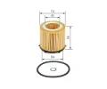 BOSCH Olejov filtr BO F026407228, F 026 407 228