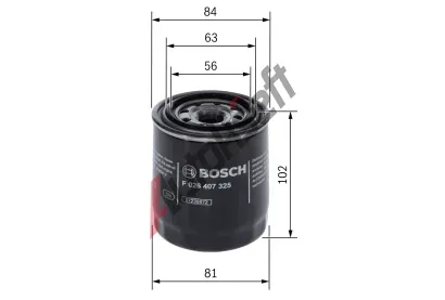 BOSCH Olejový filtr BO F026407325, F 026 407 325 BOSCH Olejový filtr BO F026407325, F 026 407 325