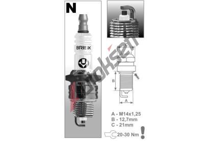 BRISK Zapalovac svka N12YC SUPER BR 1430, 1430