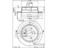 Brzdov kotou BREMBO ‐ BRE 08.6968.10