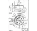 Brzdov kotou BREMBO ‐ BRE 08.7104.75