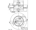 Brzdov kotou BREMBO ‐ BRE 08.7211.76