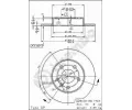 Brzdov kotou BREMBO ‐ BRE 08.7627.75