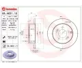 BREMBO Brzdov kotou COATED DISC LINE - 275 mm ‐ BRE 08.A631.11