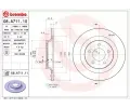 BREMBO Brzdov kotou COATED DISC LINE - 302 mm ‐ BRE 08.A711.11