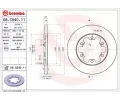 Brzdov kotou BREMBO ‐ BRE 08.C540.11