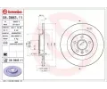 Brzdov kotou BREMBO ‐ BRE 08.D883.11
