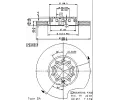 Brzdov kotou BREMBO ‐ BRE 09.5745.21