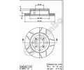 Brzdov kotou BREMBO ‐ BRE 09.5857.75