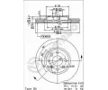 Brzdov kotou BREMBO ‐ BRE 09.8601.75