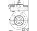 BREMBO Brzdov kotou MAX LINE - 305 mm ‐ BRE 09.9130.75