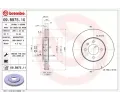 BREMBO Brzdov kotou COATED DISC LINE - 256 mm ‐ BRE 09.B975.11