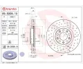 Brzdový kotouč BREMBO ‐ BRE 09.D209.1X Brzdový kotouč BREMBO ‐ BRE 09.D209.1X