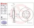 BREMBO Brzdov kotou COATED DISC LINE - 308 mm ‐ BRE 09.D211.11