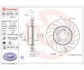 BREMBO Brzdový kotouč XTRA LINE - Xtra - 295 mm BRE 09.D772.1X, 09.D772.1X