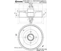 Brzdov buben BREMBO ‐ BRE 14.A672.10