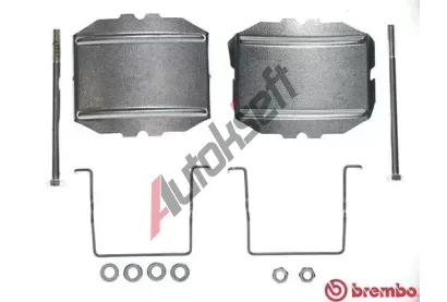 BREMBO Sada psluenstv obloen kotouov brzdy BRE A02232, A 02 232