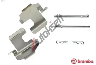 BREMBO Sada psluenstv obloen kotouov brzdy BRE A02244, A 02 244