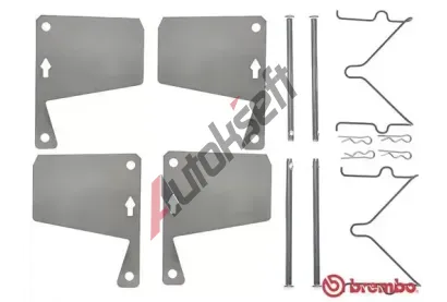 BREMBO Sada psluenstv obloen kotouov brzdy PRIME LINE BRE A02246, A 02 246