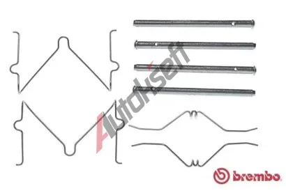 BREMBO Sada psluenstv obloen kotouov brzdy BRE A02263, A 02 263