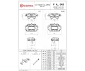 BREMBO Brzdov� t�men XTRA LINE - X-Style BRE FAA062, F AA 062