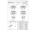 BREMBO Brzdov� t�men XTRA LINE - X-Style BRE FAC072, F AC 072