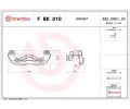 Sada drk brzdovch tmen BREMBO ‐ BRE FBK010