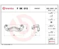 Sada drk brzdovch tmen BREMBO ‐ BRE FBK015