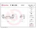 Sada drk brzdovch tmen BREMBO ‐ BRE FBK016