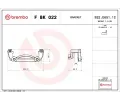 Sada drk brzdovch tmen BREMBO ‐ BRE FBK022