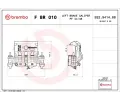 BREMBO Brzdov tmen PRIME LINE ‐ BRE FBR010